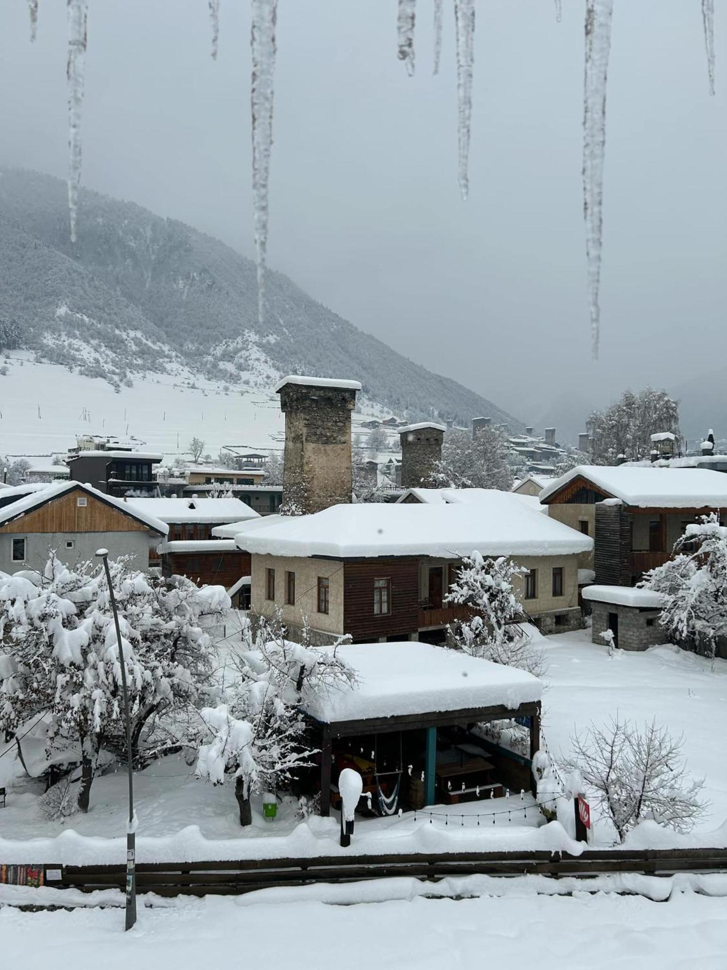 Hotel Svanseti 梅斯蒂亚 外观 照片